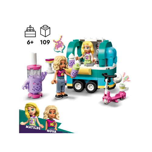 LEGO Friends 41733 Mobiele bubbelthee stand