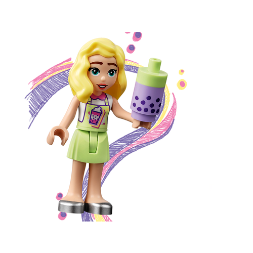 LEGO Friends 41733 Mobiele bubbelthee stand