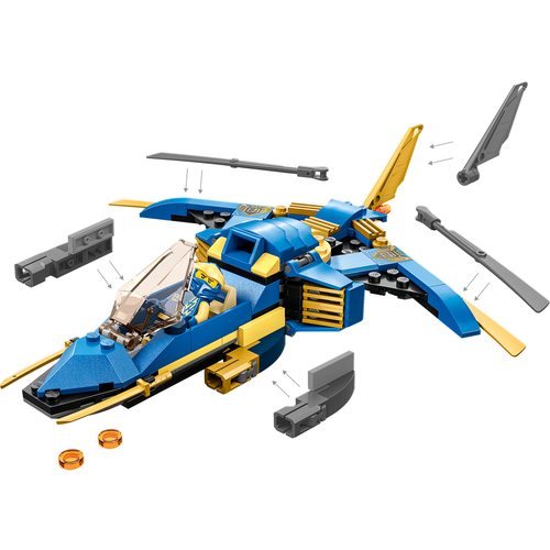 LEGO Ninjago 71784 Jay’s Bliksemstraaljager EVO