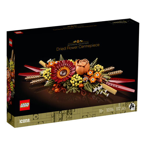 LEGO ICONS 10314 Gedroogde Bloemen Tafelstuk