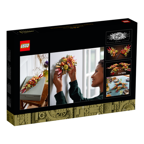 LEGO ICONS 10314 Gedroogde Bloemen Tafelstuk