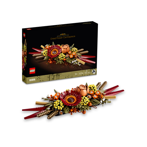 LEGO ICONS 10314 Gedroogde Bloemen Tafelstuk