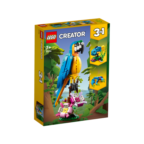 LEGO Creator 3 in 1 31136 Exotische papegaai