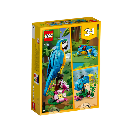 LEGO Creator 3 in 1 31136 Exotische papegaai