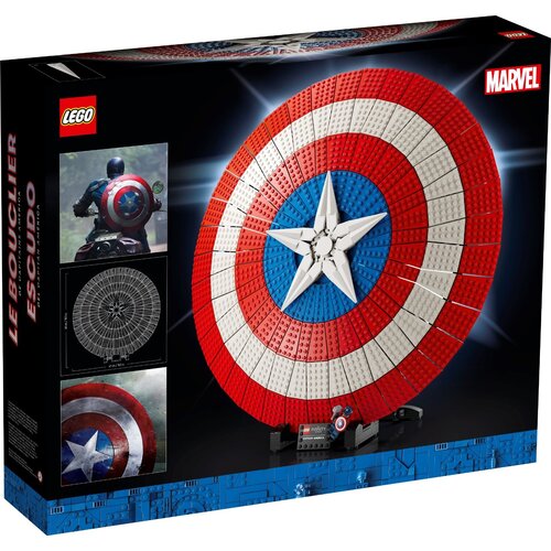 LEGO Marvel 76262 Het schild van Captain America