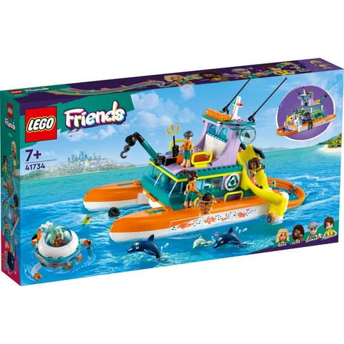 LEGO Friends 41734 Reddingsboot op zee