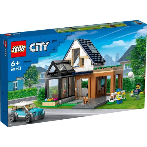 LEGO City 60398 Gezinswoning en elektrische auto