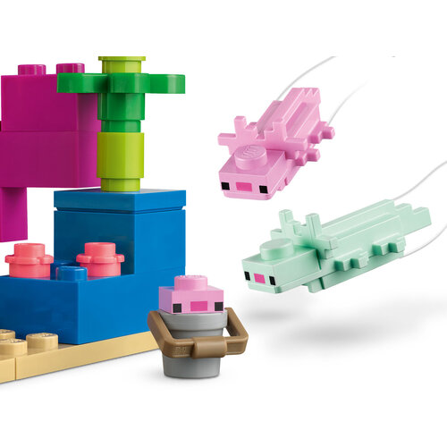 LEGO Minecraft 21247 Het Axolotlhuis