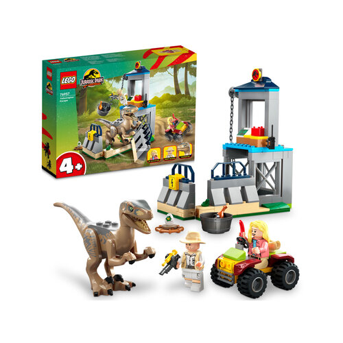 LEGO Jurassic World 76957 Velociraptor ontsnapping