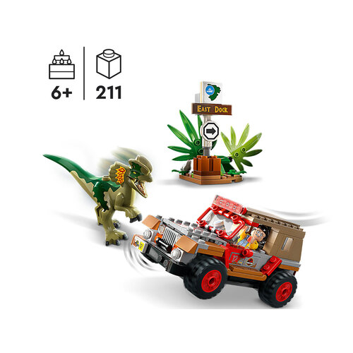 LEGO Jurassic World 76958 Dilophosaurus hinderlaag​