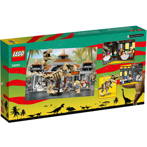 LEGO Jurassic World 76961 Bezoekerscentrum: T. rex & raptor aanval