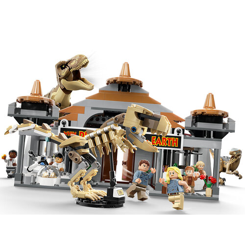 LEGO Jurassic World 76961 Bezoekerscentrum: T. rex & raptor aanval