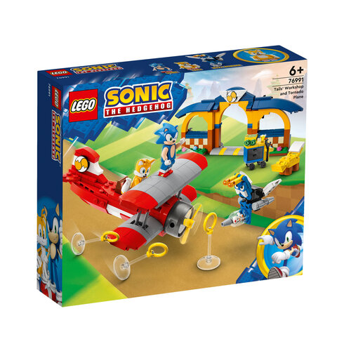 LEGO Sonic the Hedgehog 76991  Tails' werkplaats en Tornado vliegtuig