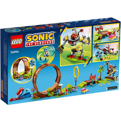 LEGO  Sonic the Hedgehog 76994 Sonics Green Hill Zone loopinguitdaging