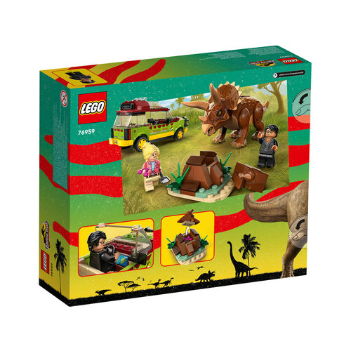 LEGO Jurassic World 76959 Triceraptops onderzoek