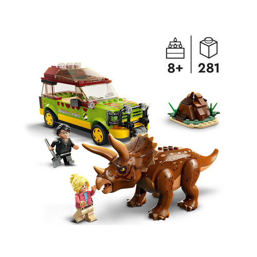 LEGO Jurassic World 76959 Triceraptops onderzoek