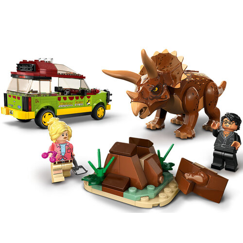 LEGO Jurassic World 76959 Triceraptops onderzoek