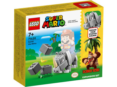 LEGO Super Mario 71420 Uitbreidingsset: Rambi de neushoorn