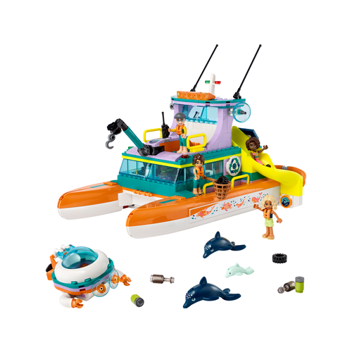 LEGO Friends 41734 Reddingsboot op zee