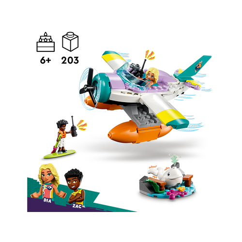 LEGO Friends 41752 Reddingsvliegtuig op zee