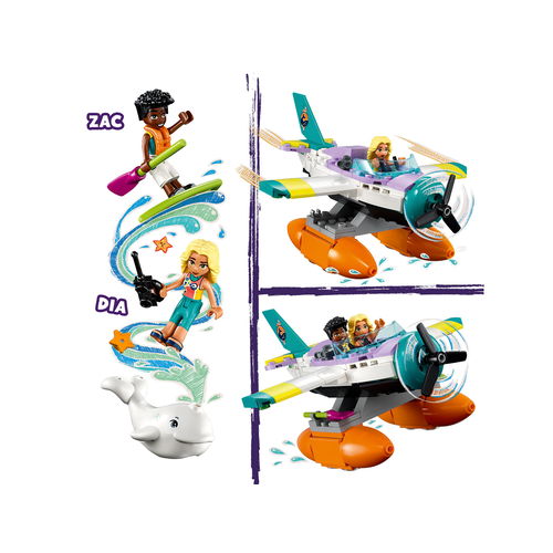 LEGO Friends 41752 Reddingsvliegtuig op zee