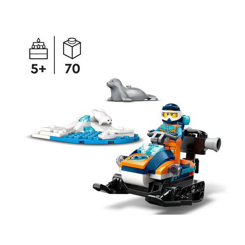 LEGO City 60376 Sneeuwscooter voor poolonderzoek