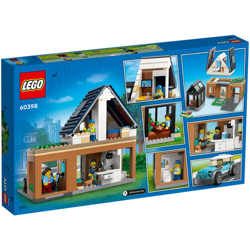 LEGO City 60398 Gezinswoning en elektrische auto