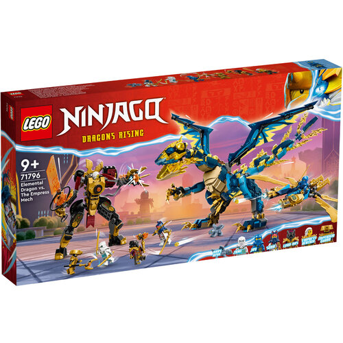 LEGO Ninjago 71796 Elementdraak vs. de mecha van de keizerin