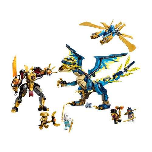 LEGO Ninjago 71796 Elementdraak vs. de mecha van de keizerin