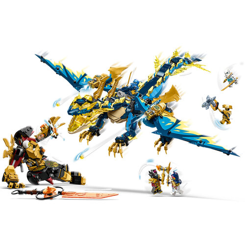LEGO Ninjago 71796 Elementdraak vs. de mecha van de keizerin