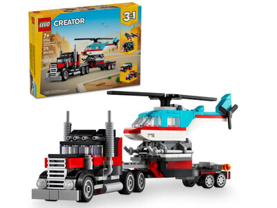 LEGO Creator  3 in 1 31146 Truck met helikopter