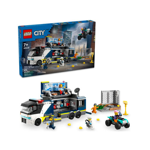 LEGO City 60418 Politielaboratorium in truck