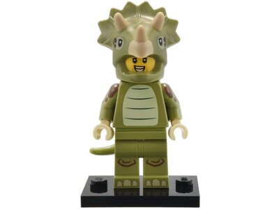 LEGO Minifiguren 71045-08 Een Fan In Triceratopspak