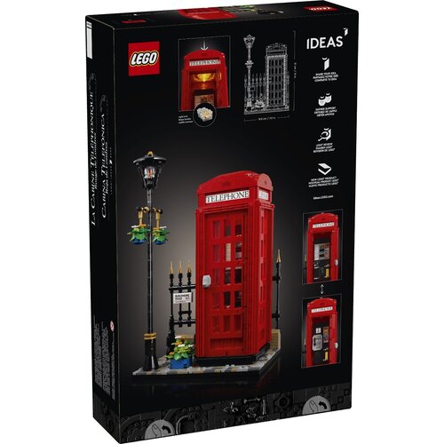 LEGO Ideas 21347 Rode Londense telefooncel