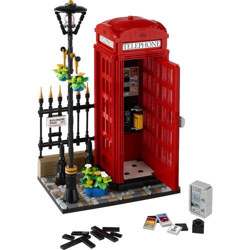 LEGO Ideas 21347 Rode Londense telefooncel