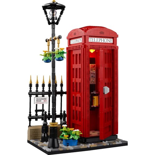 LEGO Ideas 21347 Rode Londense telefooncel