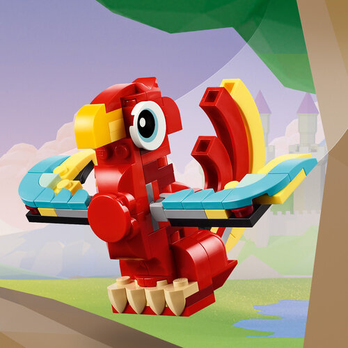 LEGO Creator 3 in 1 31145 Rode draak