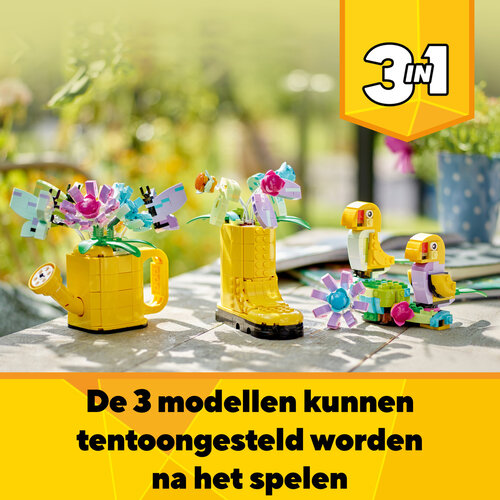 LEGO Creator 3 in 1 31149 Bloemen in gieter LEGO Creator 3 in 1 31149 Bloemen in gieter