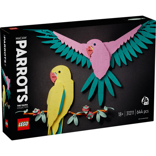 LEGO Art 31211 De Faunacollectie – Kleurrijke papegaaien