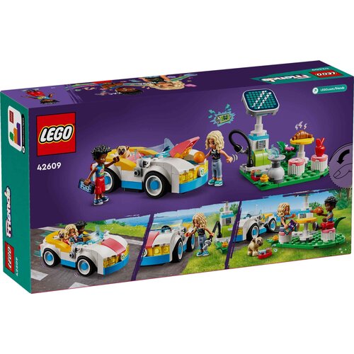 LEGO Friends 42609 Elektrische auto en oplaadpunt