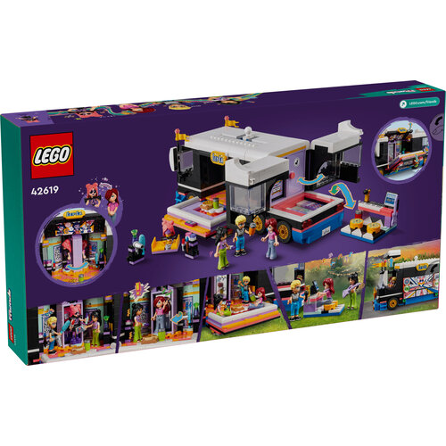 LEGO Friends 42619 Toerbus van popster