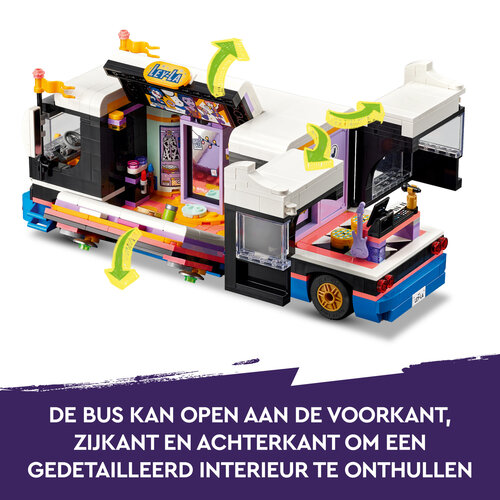 LEGO Friends 42619 Toerbus van popster