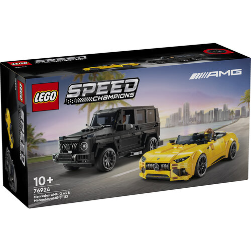 LEGO Speed Champions 76924 Mercedes-AMG G 63 en Mercedes-AMG SL 63