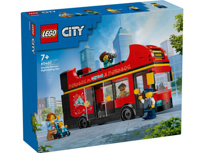 LEGO City 60407 Toeristische rode dubbeldekker