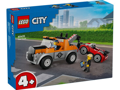 LEGO City 60435 Sleepwagen en Sportautoreparatie