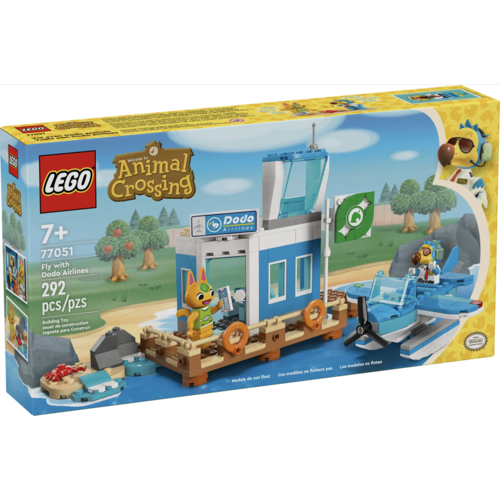 LEGO Animal Crossing 77051 Vlieg met Dodo Airlines