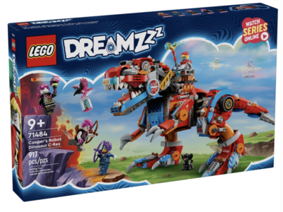 LEGO DREAMZzz 71484 Coopers robotdinosaurus C. Rex