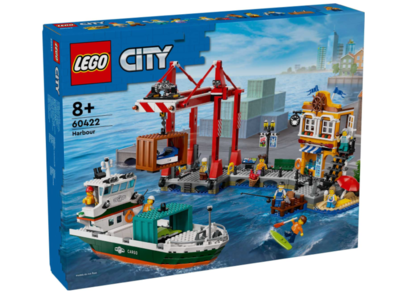 LEGO City 60422 Haven met vrachtschip