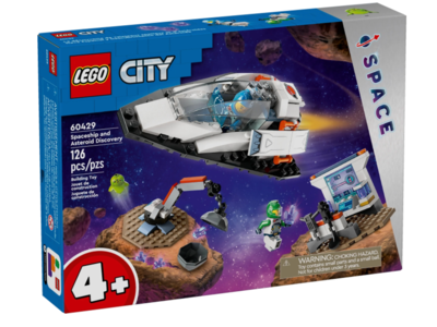 LEGO City 60429 Ruimteschip en ontdekking van asteroïde