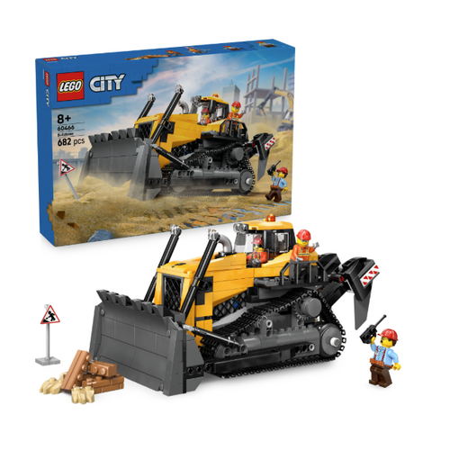 LEGO City 60466 Gele bulldozer